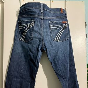 7 For All Mankind Dojo, White 7s, 29x30